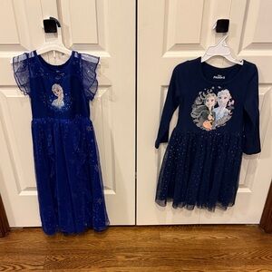 Frozen Themed Blue Dresses for Kids - size 6
